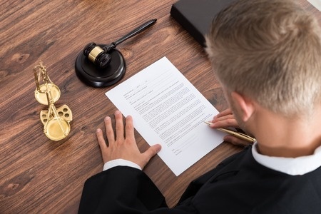judge reading over order for record to be expunged or expungement
