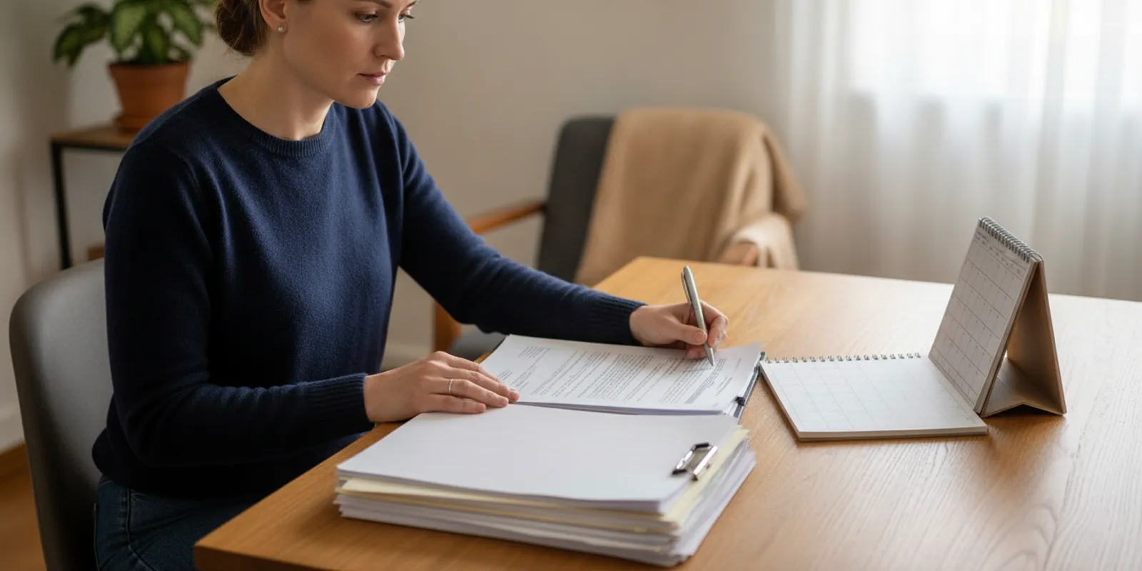 virginia-civil-lawsuit-statute-of-limitations-a-practical-guide-864811 A person reviewing legal papers and a calendar at a desk
